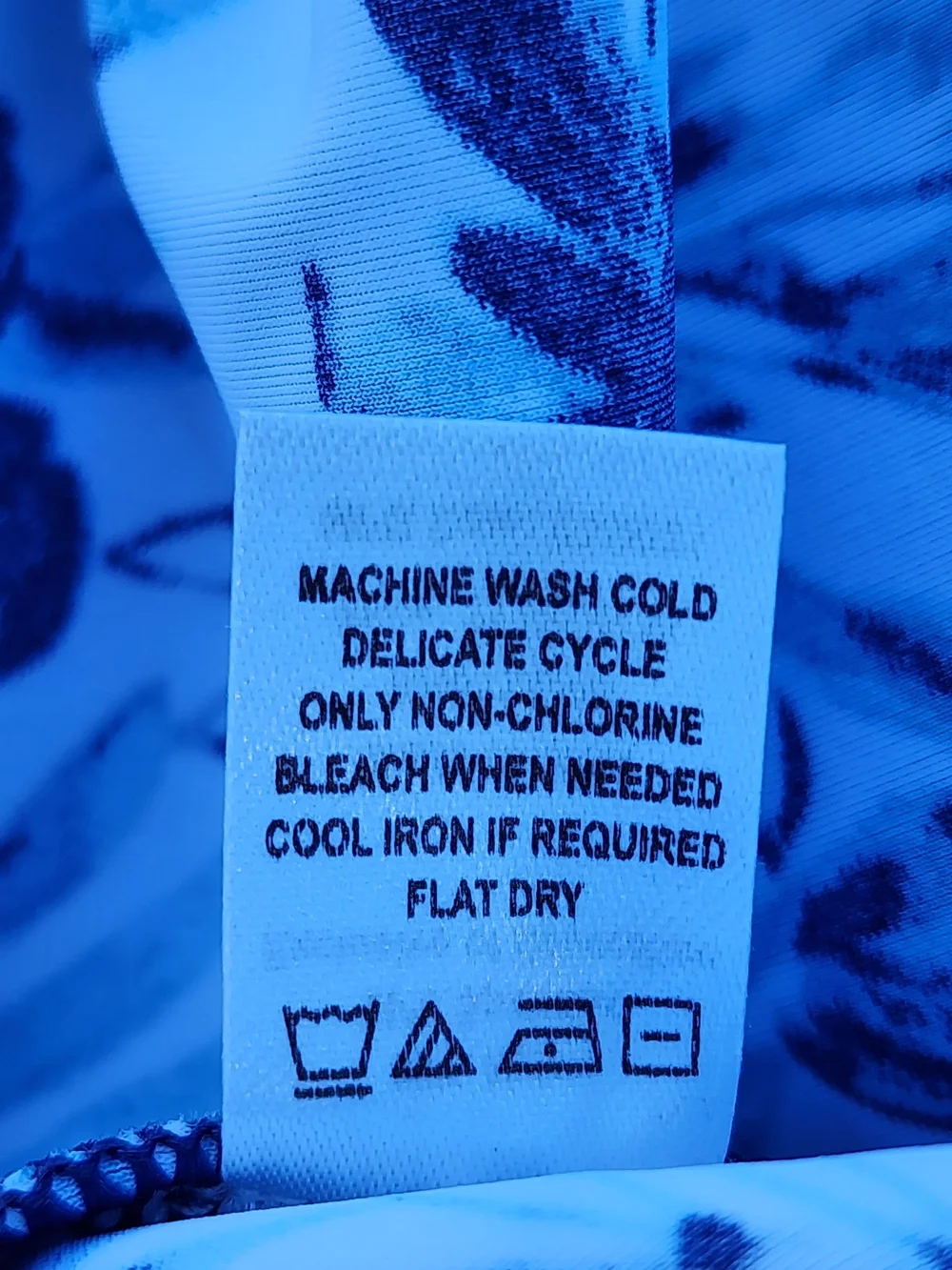Cabana Life x Talbots Seychelles Blue Lace-Up Beach Dress UPF 50+ size Small